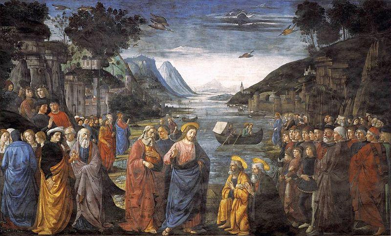 Domenico Ghirlandaio Calling of the Apostles oil painting image